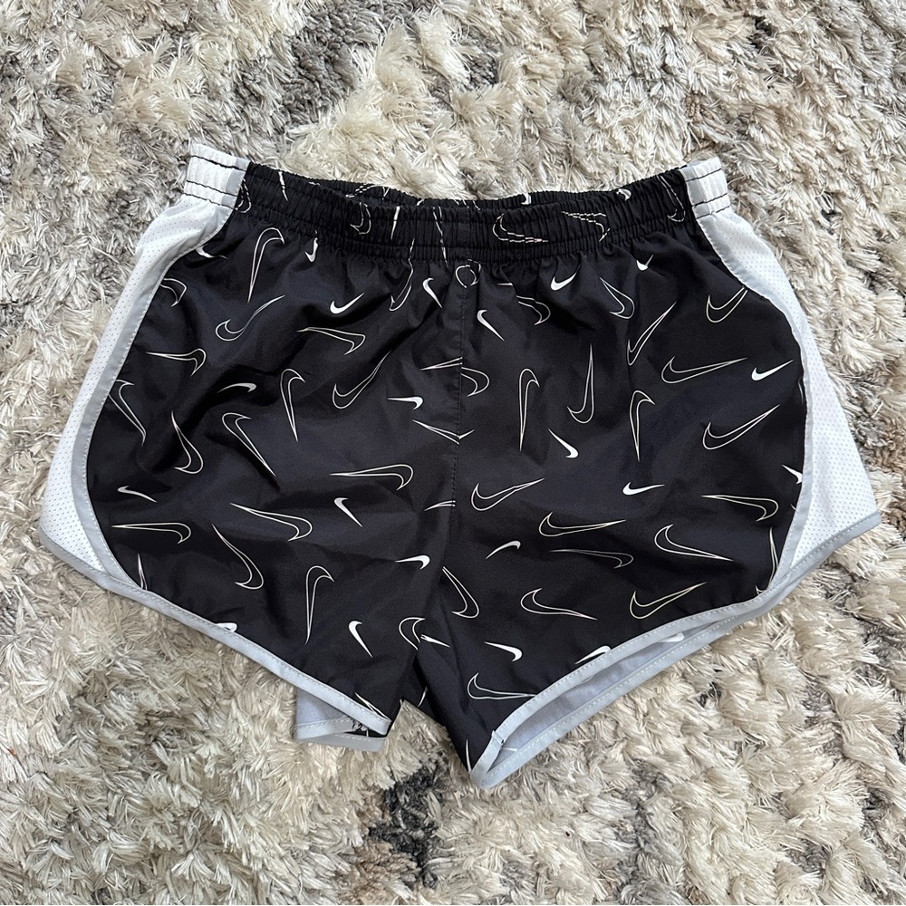 Nike Youth Black Athletic Shorts Lightweight Performance